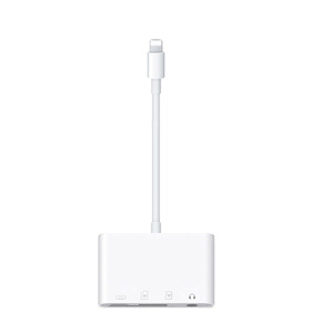 Lecteur de cartes SD/TF 4-en-1 <span class=keywords><strong>Lightning</strong></span>, prise audio 3,5 mm et chargement <span class=keywords><strong>USB</strong></span> C, pour iPhone iPad, transfert et charge de photos et de données - Product Image 5