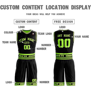Nouveau design personnalisé, vente en gros, ensemble d'uniformes de basket-ball pour hommes, maillot et short à séchage rapide par sublimation, uniformes de basket-ball Oem - Product Image 3
