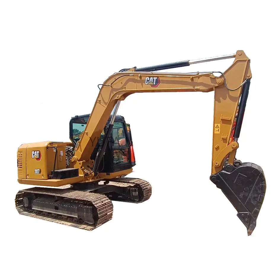 Excavadora usada de Japón CAT 307, excavadora multifuncional CAT 307E2 307E 308E2 con bulldozer, miniexcavadora hidráulica CAT gran oferta