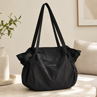 Tas Tote Konvertibel 2 in 1 Custom, Alas Lipat, Kapasitas Besar, Tahan Air, Tas Selempang, Grosir OEM Label Pribadi