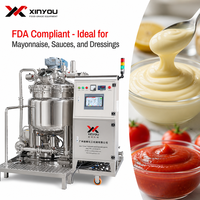 Machine à émulsifier et homogéneriser sous vide avec moteur AC 200L pour la préparation de mayonnaises, sauces et vinaigrettes