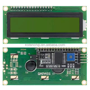 Module LCD 5V 1602 Écran bleu/jaune Écran vert Affichage LCD 16x2 caractères Interface PCF8574 IIC I2C 5V - Product Image 3