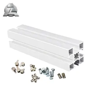 Individuelles australien geschlitztes 4040 t-schlitz aluminium-extrusion t-schlitz-profil