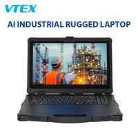 Ordinateur portable robuste AI avec écran IPS de 15,6 pouces, 1000 nits, processeur Ryzen AI Max 395, 126 TOPS, WiFi7, Bt5.4, ordinateur portable industriel, calcul AI