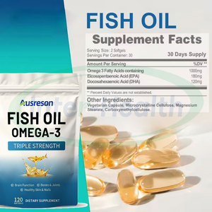 Helal Balık Yağı Yumuşak Kapsül 3 Kat Güçlü 2600mg Epa Beyin Kalp Sağlığı Takviyeleri Toplu 1000mg <span class=keywords><strong>Omega3</strong></span> omega 3 Balık Yağı Yumuşak Kapsül - Product Image 3