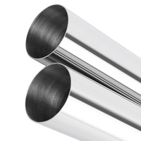 FTHP Long Dual 2.5inch Exhaust Tip Chrome Stainless Steel Universal Car Exhaust Tips Muffler Tip Tail Pipe untuk bmw