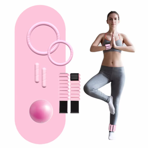 Nhà Máy Giá Biểu Tượng Tùy Chỉnh Silicone Quả Tạ Điện Vòng Yoga Mat Nhà Phòng Tập Thể Dục Tập Thể Dục Yoga Pilates Phụ Kiện Pilates Kit - Product Image 2