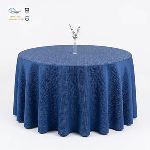 Mantel de Jacquard de Poliéster Impermeable y Ecológico de 8 pies, Calidad Hotelera, Personalizable, Resistente, para Stand de Ferias Comerciales - Product Image 1