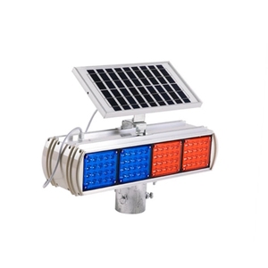 Safety Red <strong>Blue</strong> <strong>Flashing</strong> <strong>Lights</strong> Solar Warning <strong>Light</strong> - Product Image 2