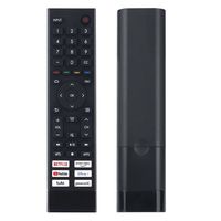 Télécommande universelle ERF3J80H pour téléviseur intelligent Hisense X701-2 avec garantie d'un an, portée de 30 mètres, pile AAA