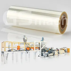 PVC 플라스틱 시트 맞대기 용접 기계 고주파 자동 플라스틱 시트 압출 생산 라인