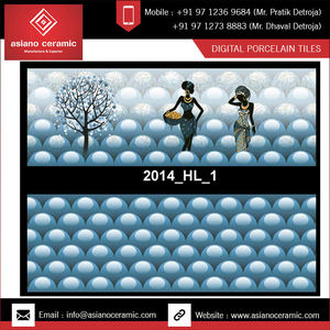 กระเบื้องเซรามิคดิจิตอลขนาด200x600มม. สำหรับใช้ในบ้านสำนักงานวัสดุไฟร์บริกพอร์ซเลนสำหรับตกแต่งภายนอกห้องทำจากอินเดีย - Product Image 3