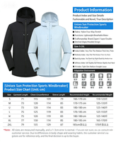 Veste à capuche unisexe en polyester softshell ultra-légère coupe-vent résistante à l'eau respirante protection UV toutes saisons