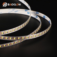 Tira de Luces LED de Alta Densidad de 5 mm, DC 12v 24v 10W Smd2835, Adhesiva, Cortable en 120D, Plateada, en Oferta