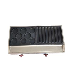 Griglia da Tavolo Commerciale a Gas in Acciaio Inox 16 Pezzi, Nuova Macchina per Hot Dog e Barbecue, Macchina per <span class=keywords><strong>Snack</strong></span> Notturni, <span class=keywords><strong>Cucina</strong></span> per Salsicce Croccanti - Product Image 5