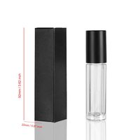 50 pièces petites boîtes en papier Kraft vides mat rose brillant à lèvres emballage 22X22X92mm pour cosmétique