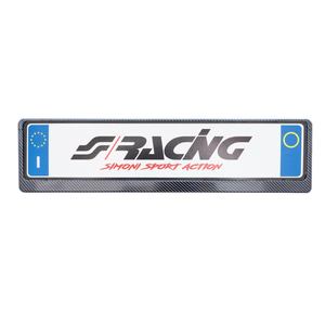 Soporte para Placa Trasera Simoni Racing PTX/CL con Aspecto de Carbono y Marco Elegante para Mejorar la Apariencia del Vehículo - Product Image 1