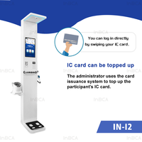 Selbstbedienungs-Gesundheitscheck-Kiosk in Medizinischer Qualität für den Ganzkörper-Check, INBCA IN-I2 OEM/ODM, 21-Zoll LED-Touchscreen, ABS & Metall
