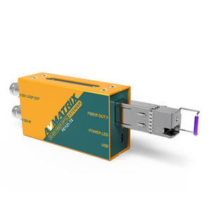 Kit d'accessoires audio et vidéo <span class=keywords><strong>AVMATRIX</strong></span>, émetteur et récepteur d'extension de fibre optique 3G-SDI, fabriqué en Chine, moule non privé - Product Image 3