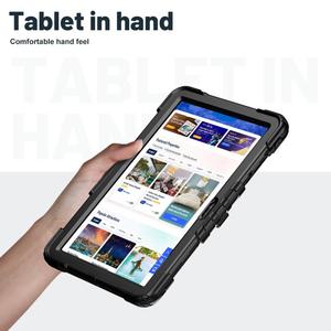 Funda de Silicona Hidráulica para Tablet Lenovo Xiaoxin Pad 11 2025 / 2024 con Correa para el Hombro y Soporte (Negro) - Product Image 4