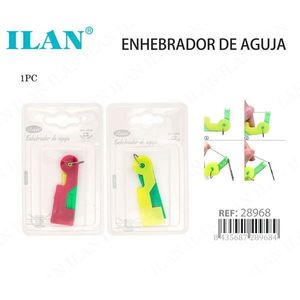 Infilatore per aghi Ilan in plastica portatile per macchina da cucire per ipovedenti - Product Image 1