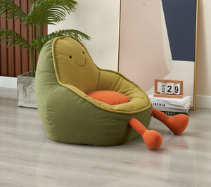 Childish Lazy <b>Sofa</b> - Avocado Super Cute Cartoon-Inspired Single Chair - Designer Design - Balcony - Children's <b>Sofa</b> - Product Image 2