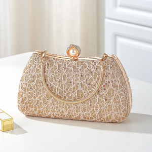 Pochette de soirée grande capacité de style européen et américain, sac à main pratique pour événements formels, vente en gros - Product Image 3