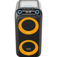 Écran en plastique transparent de 65 pouces avec rétroéclairage RVB, double microphone U-Band, 60W haute puissance, alimentation USB pour télécommande