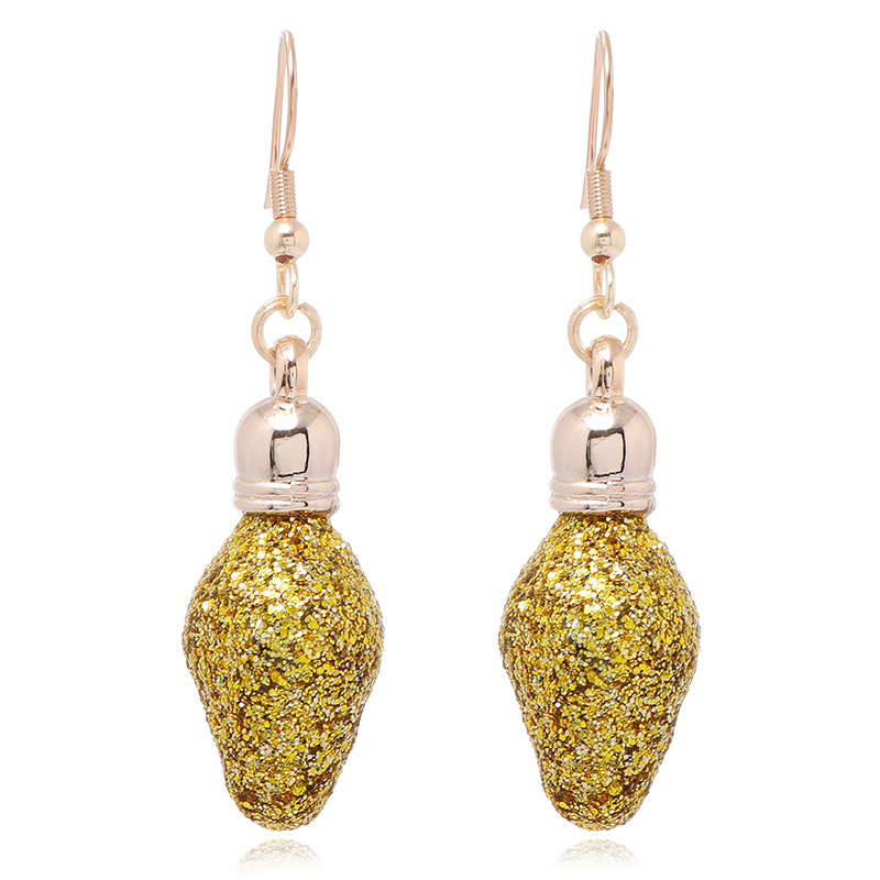 Boucles d'oreilles de Noël en or bulbe
