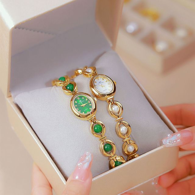 Luxury Quartz Women's Watch Ladies Wristwatch with Glass Dial Window Stylish Fashion Clock for Christmas Gifts Daily Wear Watch