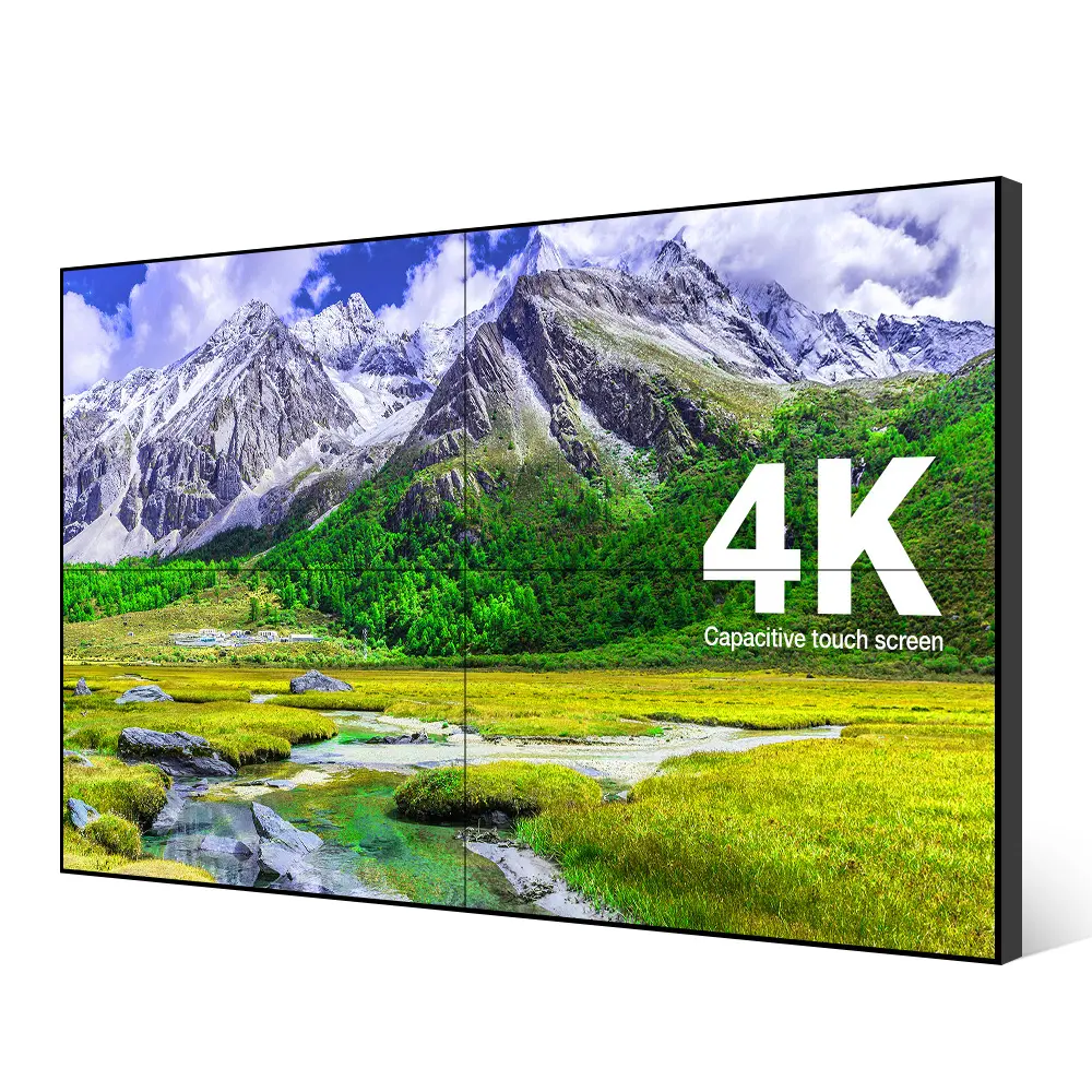 Ultra schmale Lünette Bildschirm 3x3 4k Videowand Werbe spieler Display LCD-Spleiß 2x2 Controller 55 "Videowand Preis