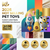 Jouets pour animaux de compagnie personnalisés professionnels, style le plus récent, vente chaude 2026 - Jouets en peluche partenaire de projet Fortune 500