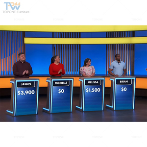 Bureau de présentation de télévision au design moderne et élégant pour les émissions de télévision et les nouvelles - Product Image 2