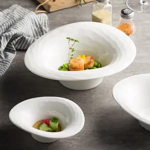 Bowl Creative Waterprint Fruit Salad Soup Bowl Single Restaurant Ceramic Ice Cream Bowl
