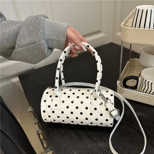 Nuova <span class=keywords><strong>Borsa</strong></span> a Tracolla da Donna 2026 Stile Coreano di Lusso con Chiusura a Cerniera in Poliestere, Modello Cuscino a Pois, <span class=keywords><strong>Borsa</strong></span> a Spalla Singola/Crossbody - Product Image 4
