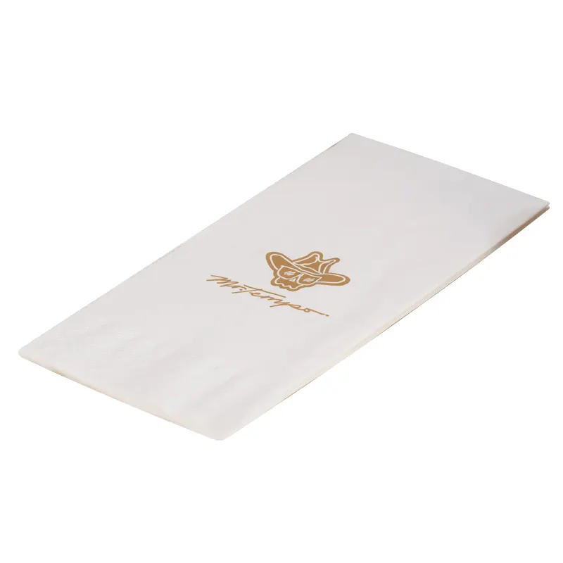 Guardanapos de papel estampados personalizados de alta qualidade, guardanapos de bar de coquetel com logotipo personalizado, mesa de casamento, restaurante moderno