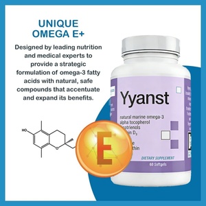 Capsules de suppléments de haute qualité EPA Omega-3 et Vitamine E en gélules molles, pour stimuler l'immunité et lutter contre l'inflammation - Product Image 2