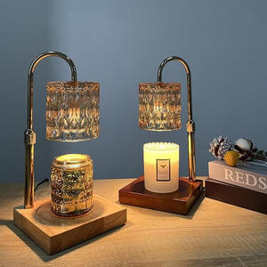 Kim loại mới thiết kế nến ấm hơn Đèn thay đổi màu sắc điện bàn có thể điều chỉnh đèn với dimmer Nến sáp tan ấm hơn đèn - Product Image 5