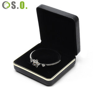 Boîtes d'emballage de bijoux personnalisées en peinture noire de qualité supérieure pour collier, bracelet, bague, boucles d'oreilles, boîte à bijoux - Product Image 2