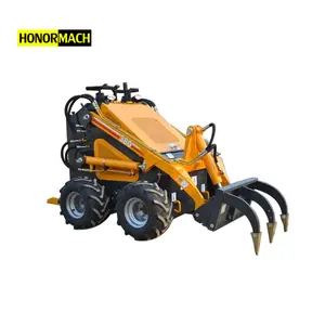 China Skid Steer Loader Attachment Hydraulic Grapple And Rotary Tiller