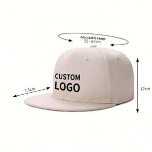 Gorra de Béisbol Unisex Ajustable 100% Algodón con Visera Plana, Bordado 3D, 6 Paneles, Estilo Hip Hop, para Playa, Ciclismo, Fiestas al Aire Libre - Product Image 2