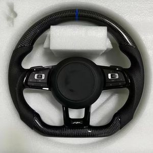 Volant en fibre de carbone pour Volkswagen CC <span class=keywords><strong>Golf</strong></span> 6 <span class=keywords><strong>7</strong></span> Sagitar Passat MK7 MK6 GTI <span class=keywords><strong>GTD</strong></span> Modification Performance <span class=keywords><strong>Accessoire</strong></span> de voiture - Product Image 3