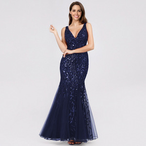 R10804S <span class=keywords><strong>abbigliamento</strong></span> donna all'ingrosso con <span class=keywords><strong>abbigliamento</strong></span> <span class=keywords><strong>taglie</strong></span> <span class=keywords><strong>forti</strong></span> realizzato in abiti da sera sera/pizzo formale aderente senza maniche solido - Product Image 2