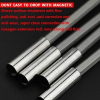Xingang Tool – Lot de 4 rallonges magnétiques hexagonales 1/4 po pour outils électriques, support de tournevis et embouts de perceuse
