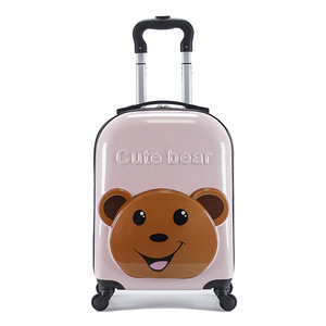 <span class=keywords><strong>Maleta</strong></span> <span class=keywords><strong>Infantil</strong></span> con <span class=keywords><strong>Ruedas</strong></span> 3D de Dibujos Animados, 18 Pulgadas, para Niños y Niñas, con Diseño de Animales, Universal - Product Image 1