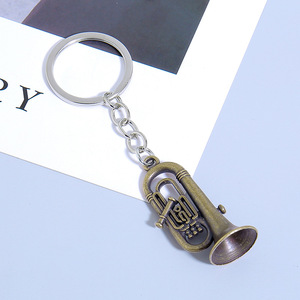 Vente en gros Nouveau design de porte-clés d'<span class=keywords><strong>instruments</strong></span> de musique de simulation en métal Porte-clés saxophone pour mélomanes - Product Image 5