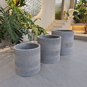 Fioriere <span class=keywords><strong>da</strong></span> <span class=keywords><strong>Esterno</strong></span>/Interno Moderne, Leggere, Durevoli ed Ecologiche, con Drenaggio, Verniciate, 80L per Piantumazione - Product Image 2