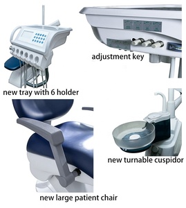 Italy Safety M8 Foshan 2022 Top Mounted <strong>Simulator</strong> <strong>Dental</strong> <strong>Unit</strong> Chair with Promotion air Compressor - Product Image 3