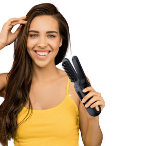 Piastra per Capelli Portatile <span class=keywords><strong>Senza</strong></span> Fili 2-in-1 con Temperatura Regolabile e Anti-Scottatura, Strumento per Styling Capelli, Stiracapelli e Arricciacapelli - Product Image 5