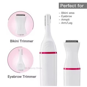 Épilateur électrique multifonction 5 en 1, ABS rechargeable, lames en acier inoxydable pour femmes, rasoir pour l'épilation, rasoir pour les sourcils, les aisselles - Product Image 3